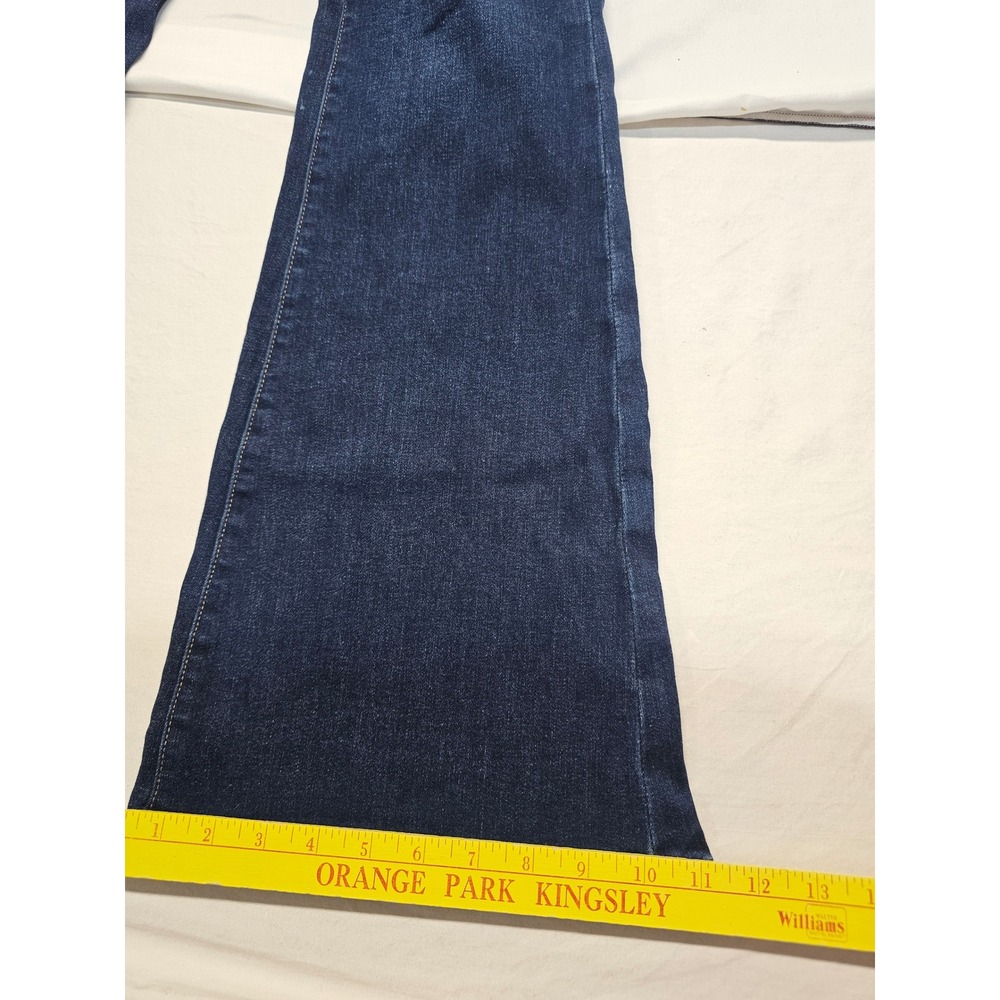 American Eagle Next Level Stretch Dark Wash Flare Jeans Juniors Size 10 - Picture 4 of 9